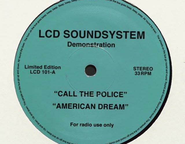 lcd soundsystem - vinyl cover - call the police